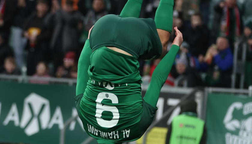 Bramka dla Śląska w meczu z Pogonią. Wrocław, 7 marca 2025