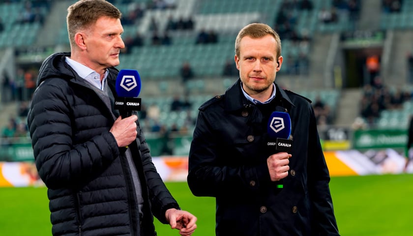 Powiększ obraz: Michał Mazur, nowy prezes Śląska Wrocław (z prawej)