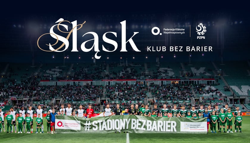 Powiększ obraz: Śląsk Wrocław klubem bez barier - grafika