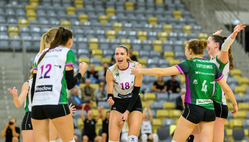 Siatkarki Volley'a podczas sparingów w Orbicie