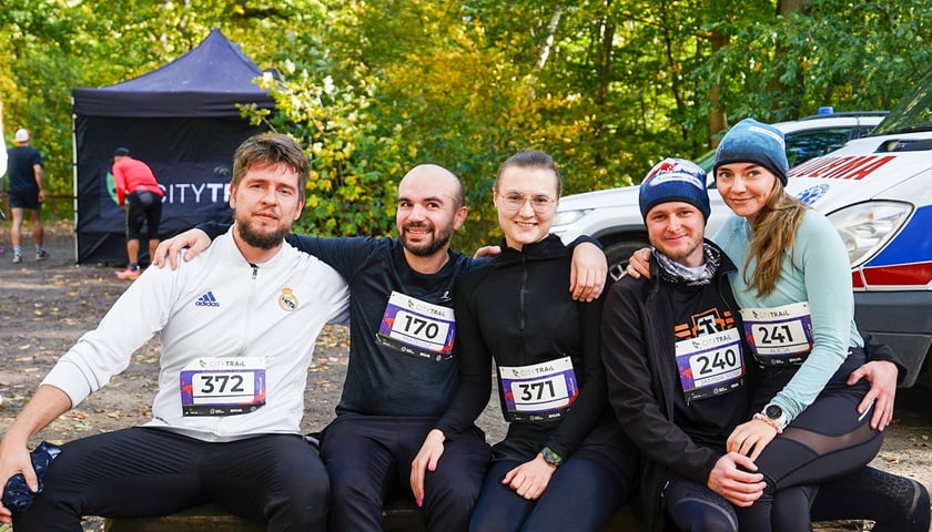 Bieg z cyklu City Trail w Lesie Osobowickim we Wrocławiu