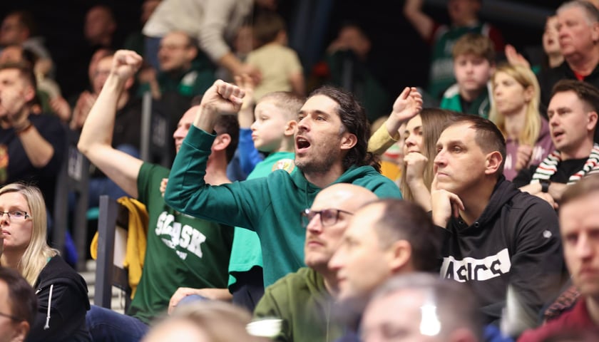 Powiększ obraz: Śląsk kontra Trefl, Hala Orbita, 24 stycznia 2026