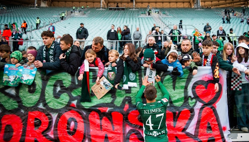 Kibice na meczach Śląska Wrocław