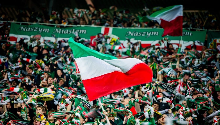 Kibice na meczach Śląska Wrocław