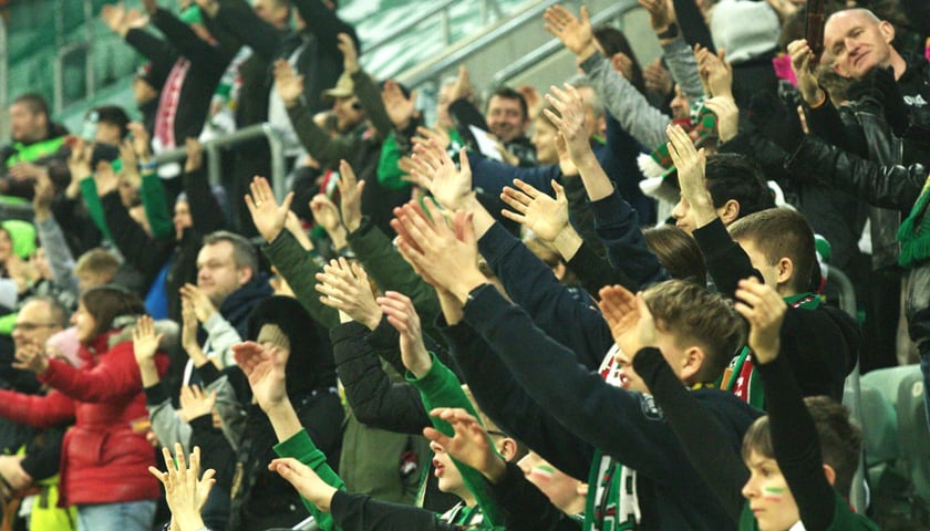 Powiększ obraz: Mecz Śląsk Wrocław - Chrobry Głog&oacute;w. Wrocław, Tarczyński Arena, 28.02.2026