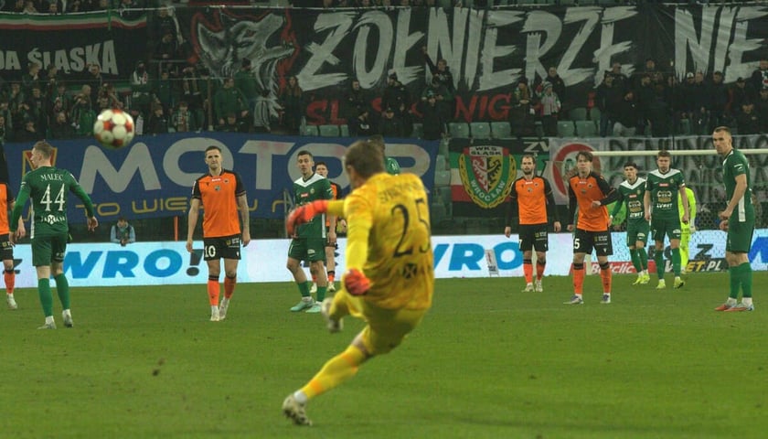 Powiększ obraz: Mecz Śląsk Wrocław - Chrobry Głog&oacute;w. Wrocław, Tarczyński Arena, 28.02.2026