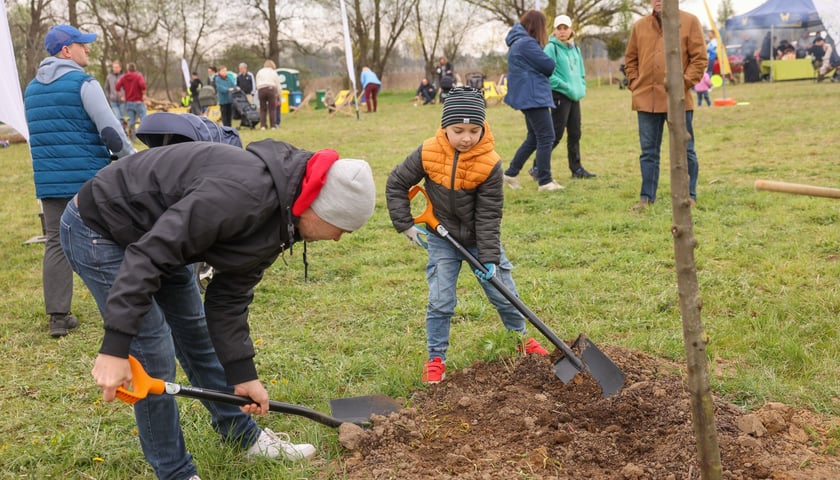 Piknik WROśnij we WROcław w powstającym parku przy ul. Rdestowej