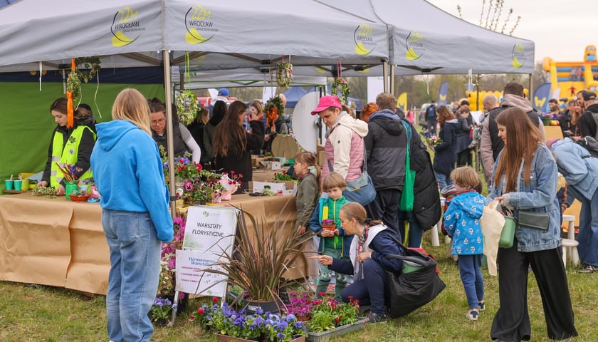 Piknik WROśnij we WROcław w powstającym parku przy ul. Rdestowej