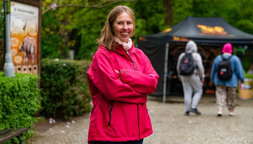 <p>Marta Gondek, prezes zarządu Fundacji ZOO Wrocław - DODO na pożegnaniu tygrysa o imieniu Musi, 15 maja 2026, na zdjęciu Marta Gondek</p>