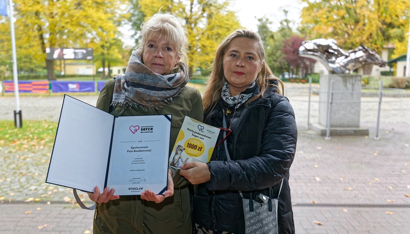 <p>Uroczystość wręczenia odznaczeń &bdquo;Wrocławskie Serce dla Zwierząt&rdquo; na Partynicach&nbsp;</p>