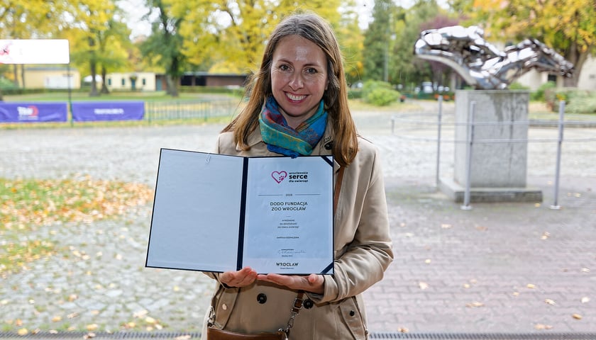 <p>Uroczystość wręczenia odznaczeń &bdquo;Wrocławskie Serce dla Zwierząt&rdquo; na Partynicach&nbsp;</p>