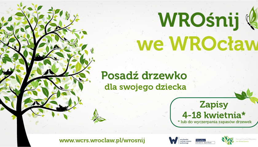 Powiększ obraz: WROśnij we WROcław - plakat