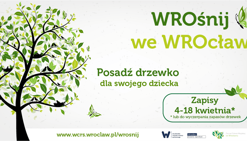 WROśnij we WROcław - plakat