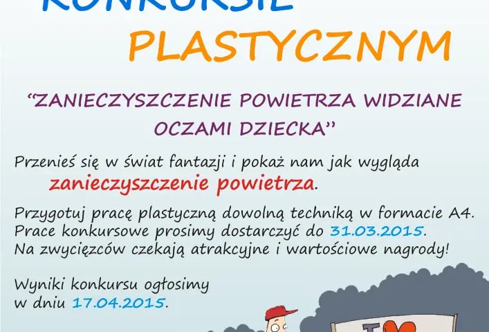 Konkurs plastyczny „Zanieczyszczenie powietrza widziane oczami dziecka”