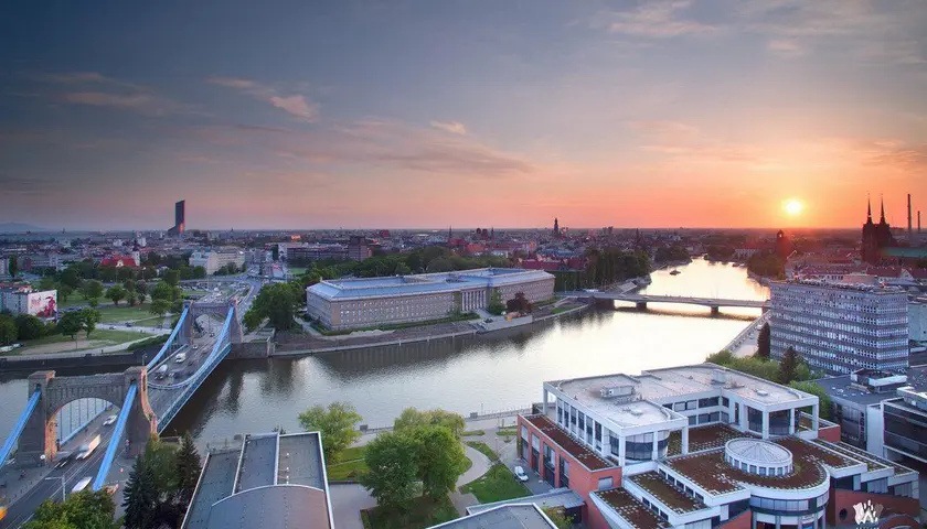 panorama Wrocławia