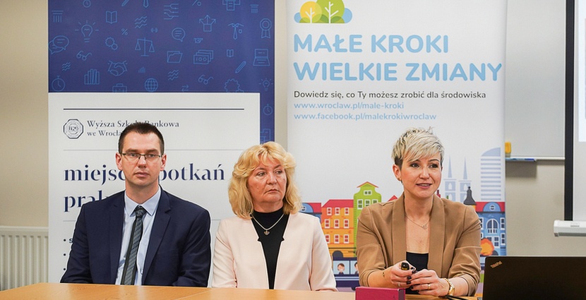 Od lewej: dr Mateusz Rak, Barbara Kwiatkowska-Szygulska i Katarzyna Szymczak-Pomianowska podsumowali kończącą się kampanię