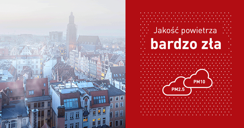 Bardzo zła jakość powietrza we Wrocławiu 