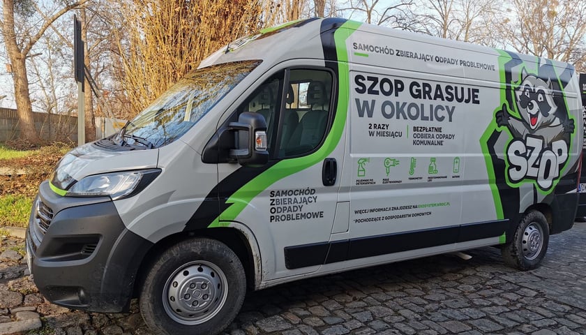 SZOP, czyli Samochód Zbierający Odpady Problemowe we Wrocławiu
