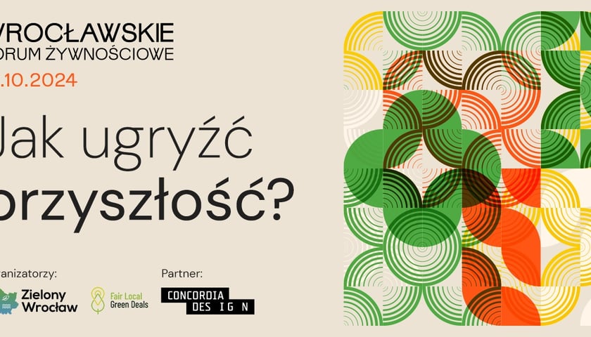 Banner promujący Wrocławskie Forum Żywnościowe