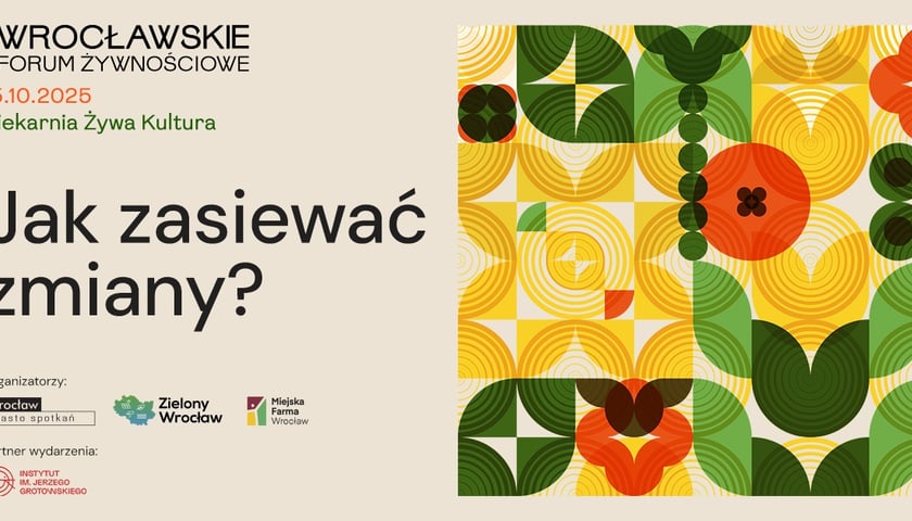 Banner promujący Wrocławskie Forum Żywnościowe