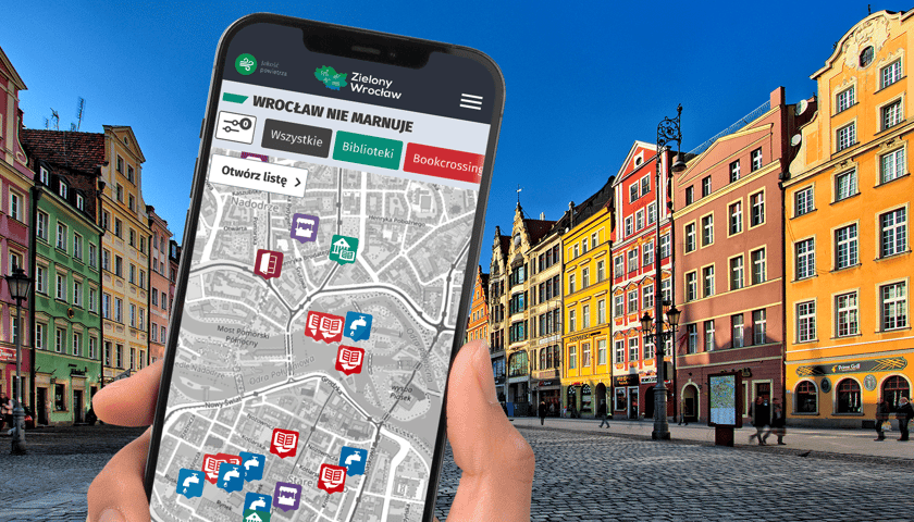 Mapa Wrocław nie marnuje w telefonie