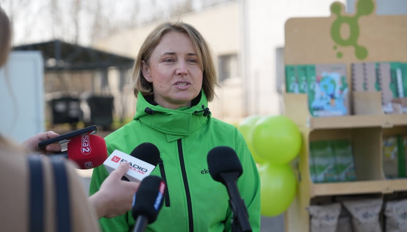 Justyna Sołtysiak z działu edukacji Ekosystemu