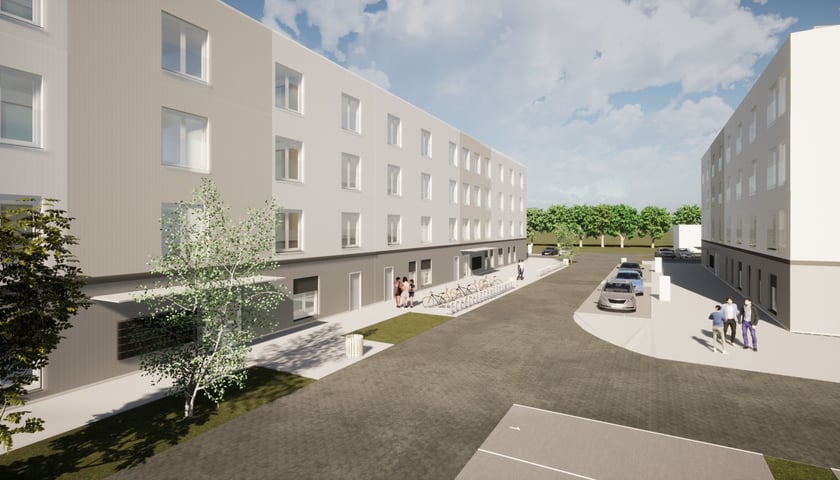 We Wrocławskim Standardzie Zielonego Budynku powstaje 180 mieszkań przy ulicy Stabłowickiej. Buduje je TBS Wrocław