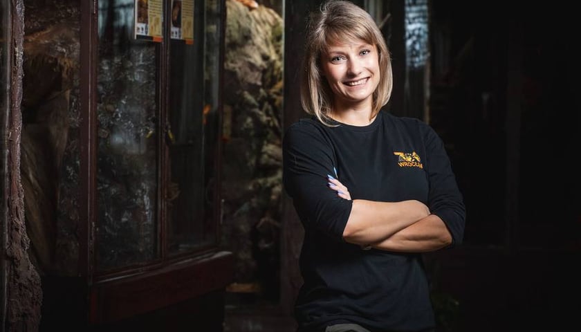 Karolina Mól-Woźniak, specjalistka ds. ds. ochrony gatunkowej i dobrostanu zwierząt we wrocławskim zoo