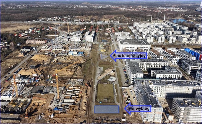 Trzeci etap prac na skwerze Hansa Scharouna we Wrocławiu - w tych miejscach powstanie psi wybieg i plac integracyjny