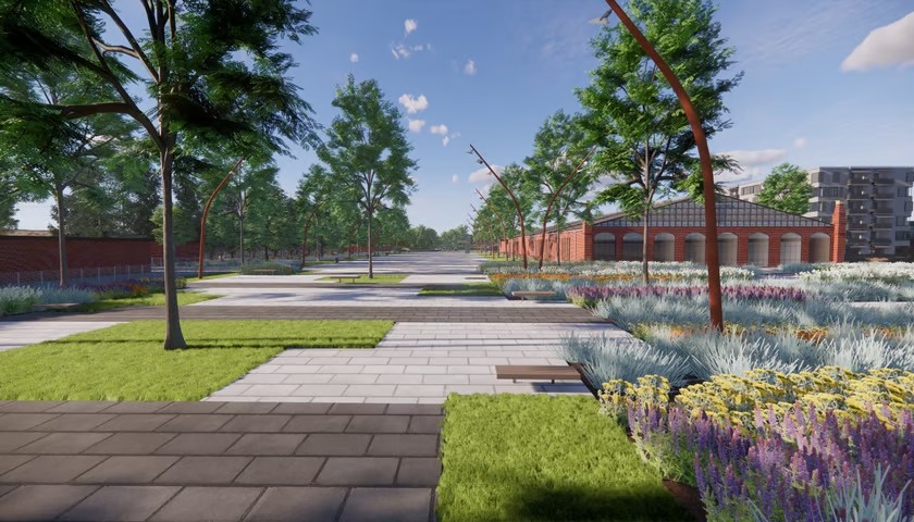 Zadanie 1. Zielono-niebieskie Centrum Historii Zajezdnia przy ul. Grabiszyńskiej