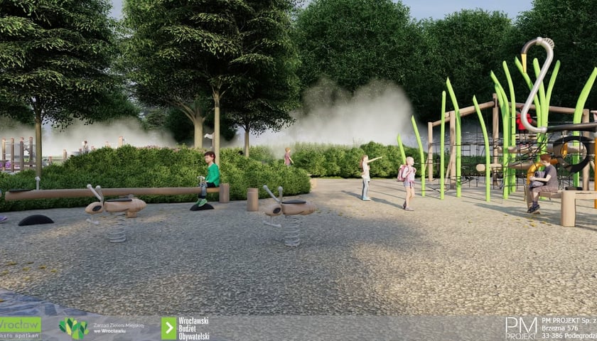 Nadodrzańska Osada Przygody - wizualizacja