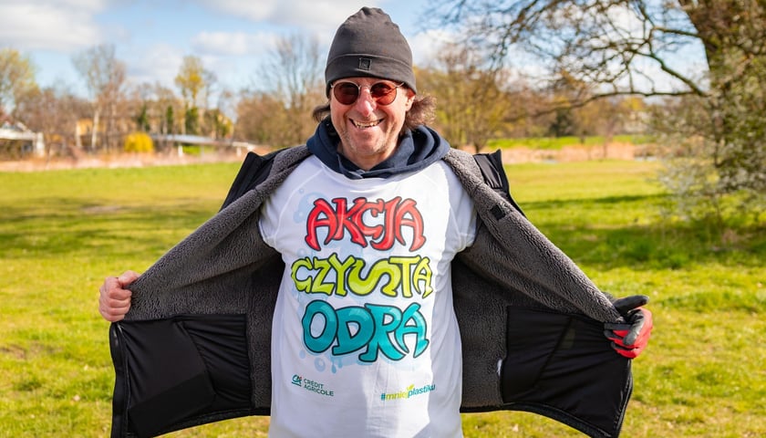 Akcja Czysta Odra, Wrocław, 8 kwietnia 2026, okolice Kładki Zwierzynieckiej