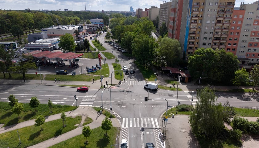 Na zdjęciu ulica Szybowcowa, kt&oacute;ra będzie remontowana w programie Wrocław na Dobrej Drodze