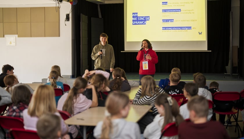 Prelekcja w SP nr 118 we Wrocławiu