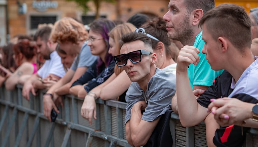 Koncert Budki Suflera i Justyny Steczkowskiej na Rynku.