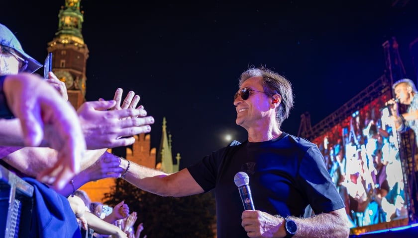 Koncert Budki Suflera i Justyny Steczkowskiej na Rynku.