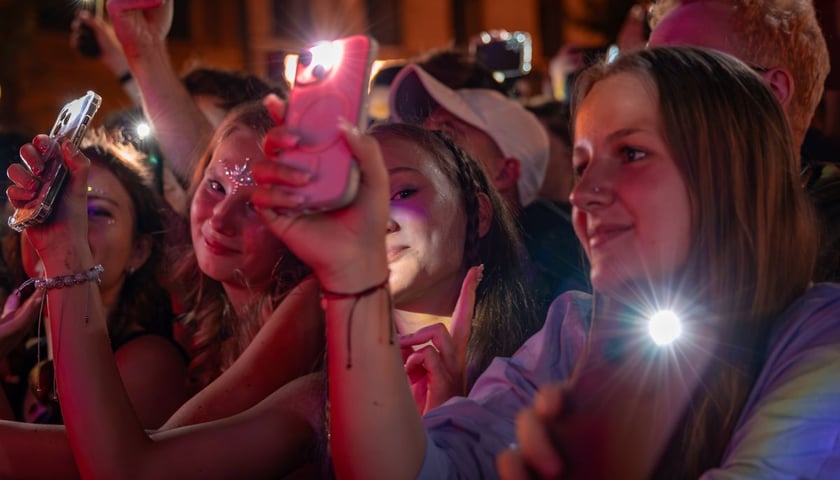 Koncert Budki Suflera i Justyny Steczkowskiej na Rynku.