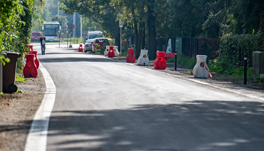 Ulica Rdestowa tuż przed otwarciem