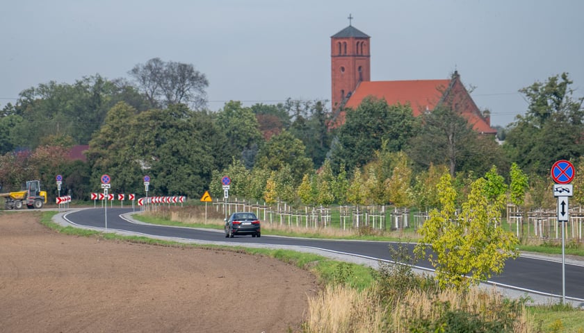 Ulica Rdestowa tuż przed otwarciem