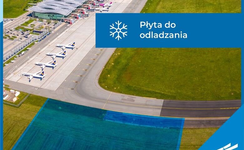 Plansza pokazująca element trwającej przebudowy