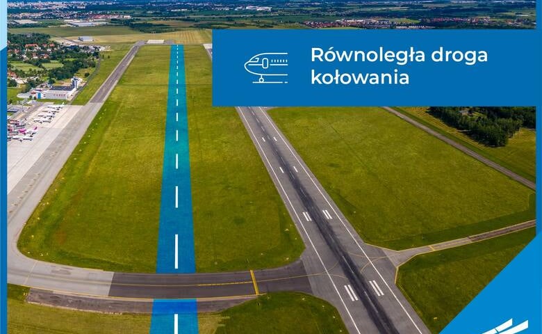 Plansza pokazująca element trwającej przebudowy