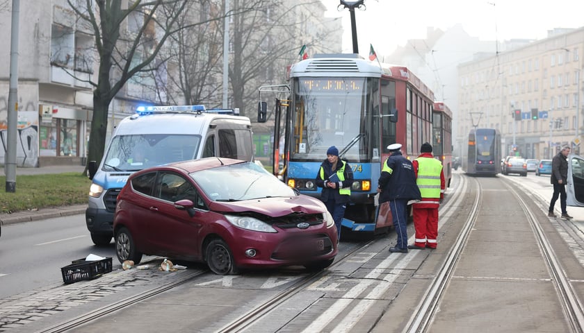 Wypadek na ul. Piłsudskiego - 3 grudnia 2025