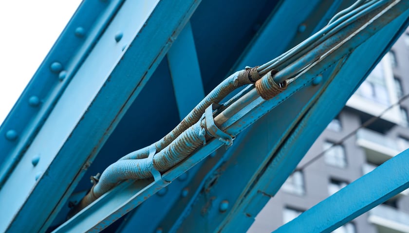 Most Sikorskiego latem 2025 roku