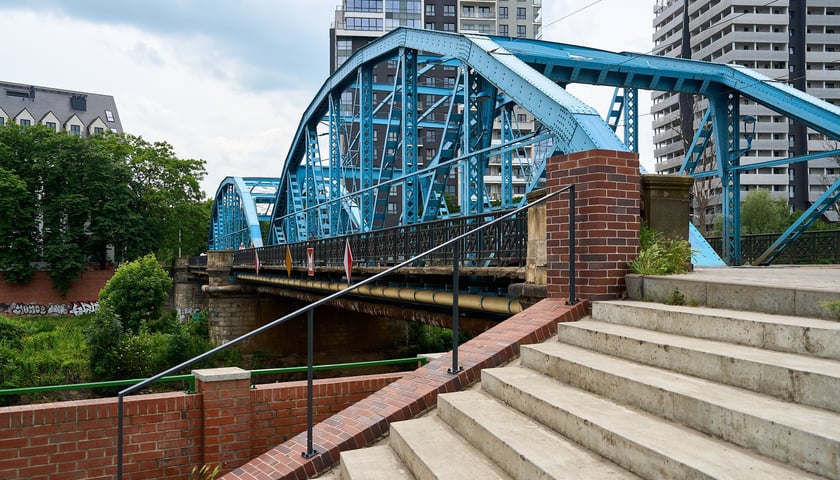 Most Sikorskiego latem 2025 roku