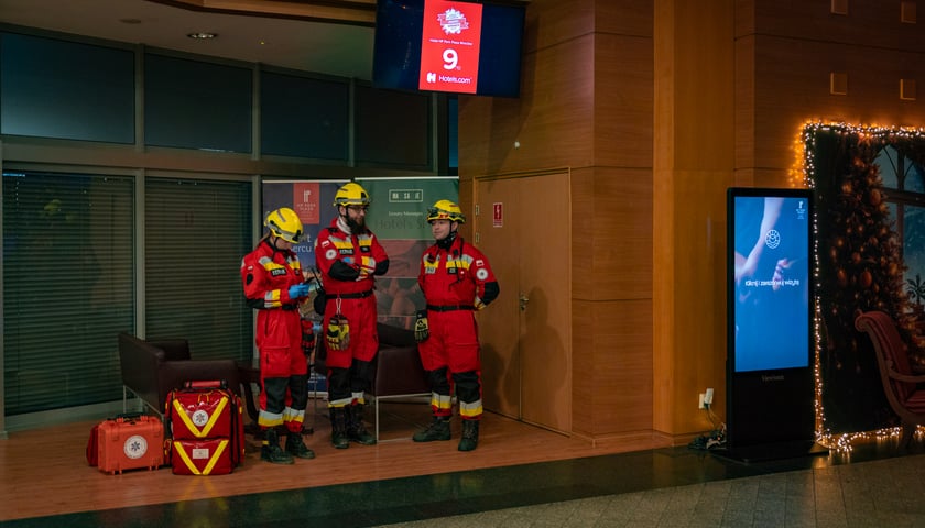 <p>Pożar w hotelu Plaza przy ul. Drobnera</p>