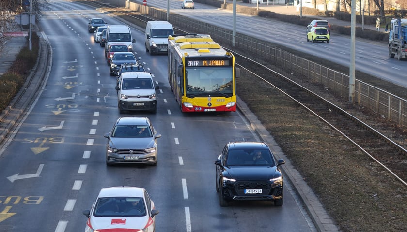 Awaria torowiska na ul. Legnickiej. Wrocław, 22.01.2026