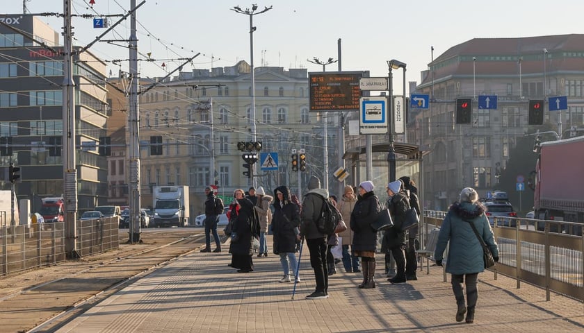 Awaria torowiska na ul. Legnickiej. Wrocław, 22.01.2026