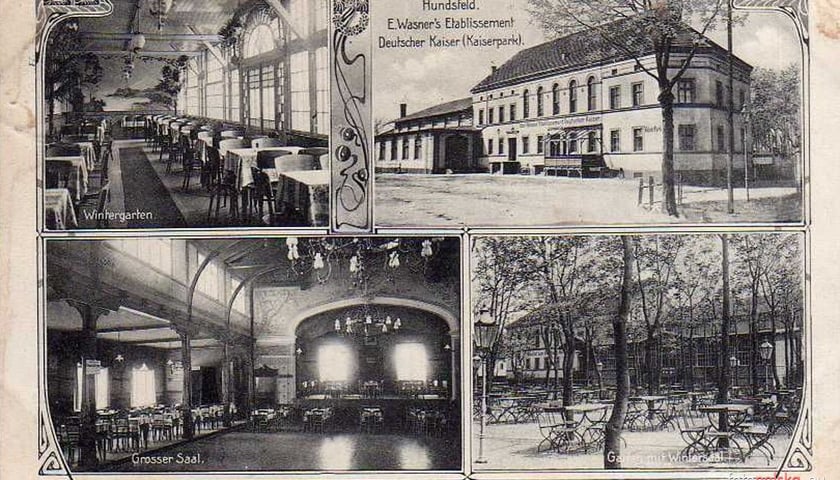 <p>Dzisiejszy KS Lotnik przy Bierutowskiej, na początku XX wieku</p>