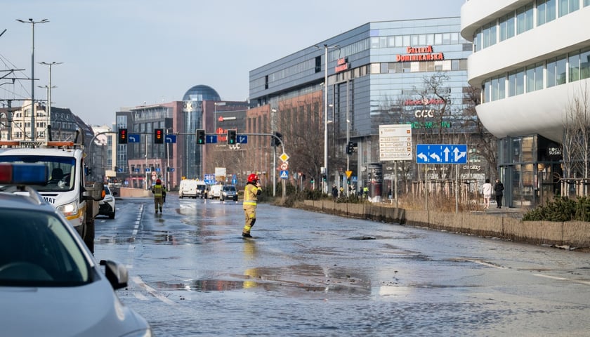 Awaria magistrali w centrum Wrocławia - 19 lutego