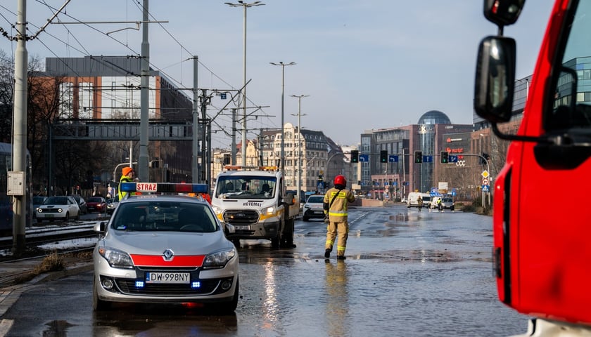 Awaria magistrali w centrum Wrocławia - 19 lutego